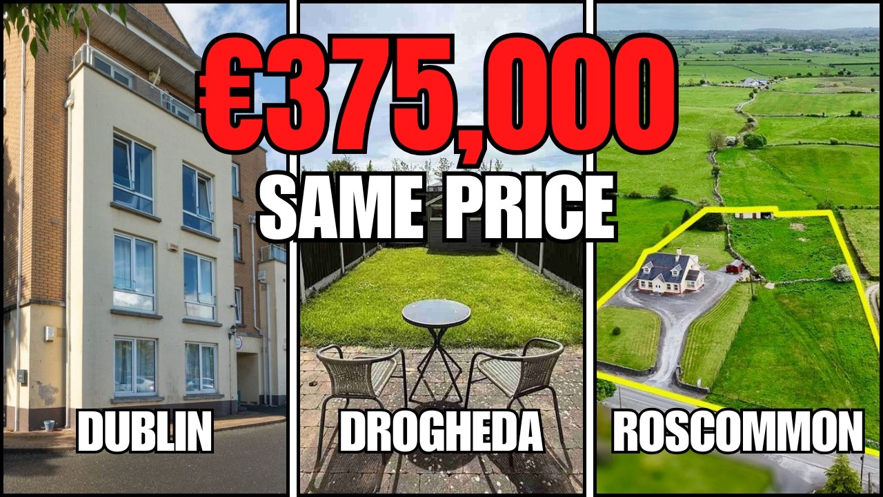 What's on the market for &euro;375k in Ireland right now?