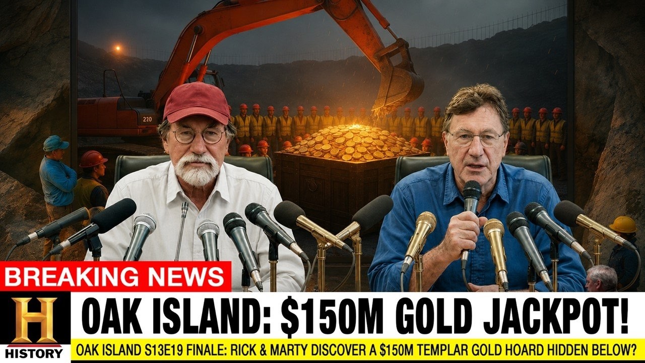 Oak Island S13E19 Finale: Rick & Marty Discover a $150M Templar Gold Hoard Hidden Below?