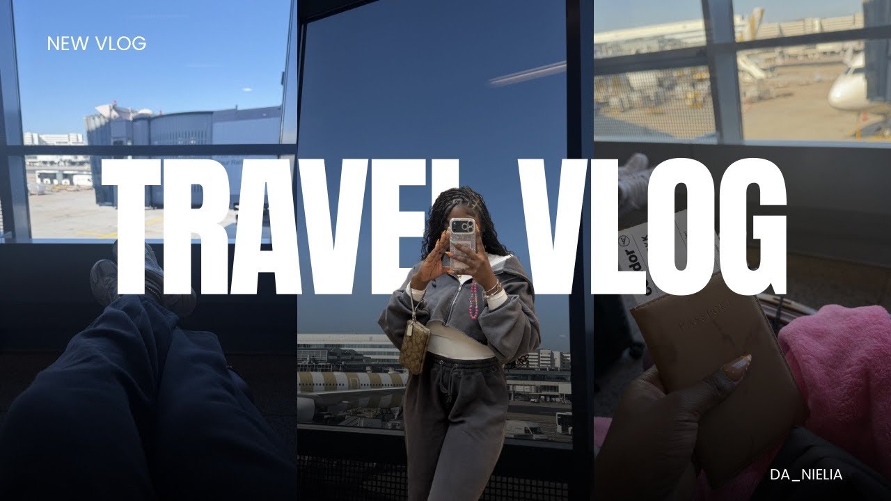 Travel Day Vlog 🎀:Airport Routine, ✈️Packing & Catching My Flight✨