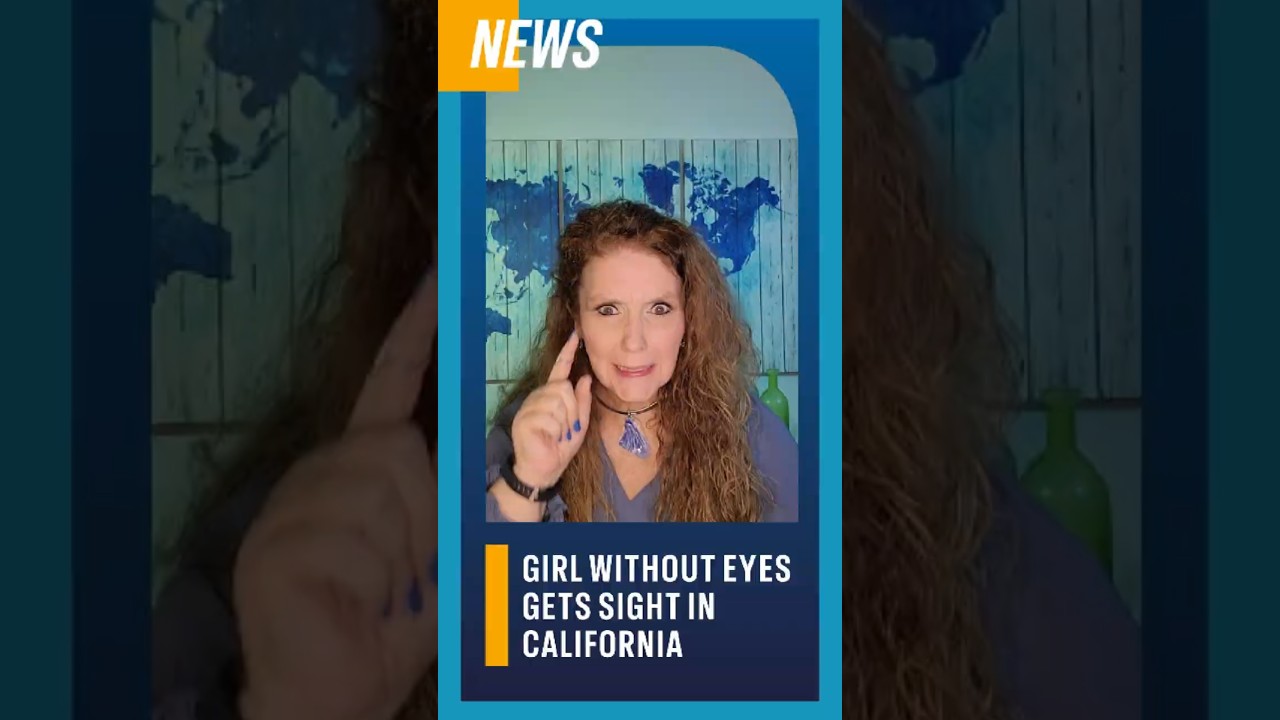 MIRACLE: Girl Born Without Eyes Gets Sight California
