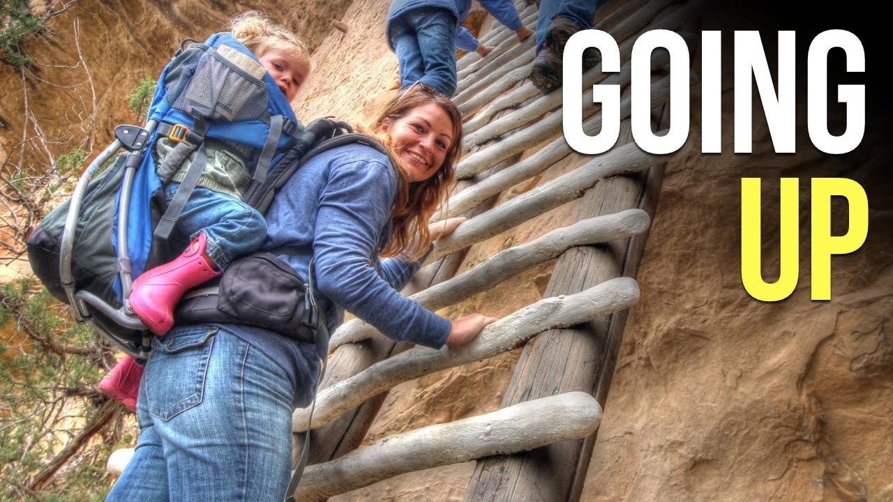 Climbing Cliff Dwellings in Mesa Verde National Park Colorado- RV Living