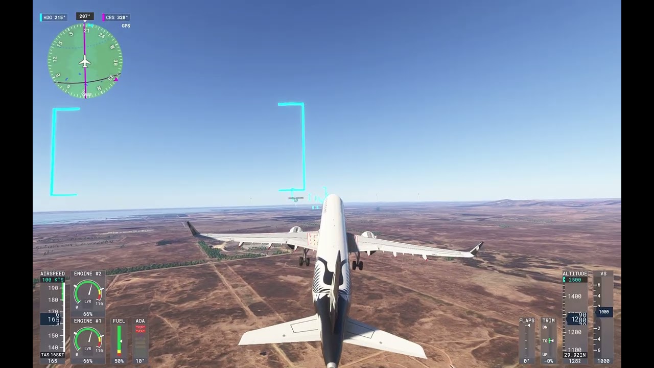 Microsoft Flight Simulator 2024 Melbourne aiport to Avalon airport