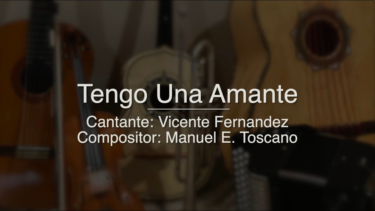 Tengo Una Amante - Puro Mariachi Karaoke - Vicente Fernandez