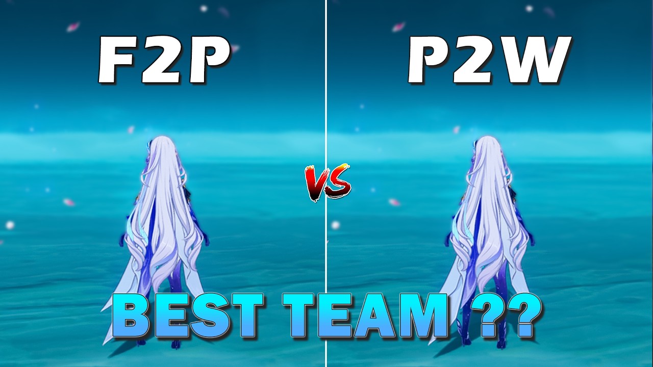 Сравнение команд для игроков, не вкладывающих деньги в игру (F2P) и платящих деньги (P2W)!! Лучша...