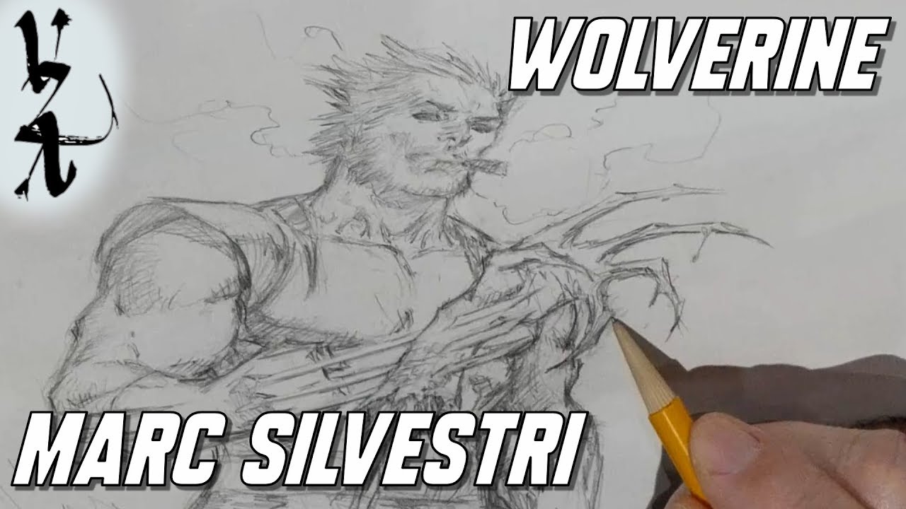 Marc Silvestri drawing Wolverine