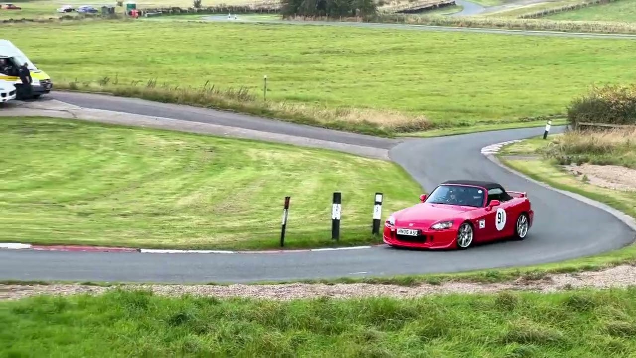Harewood Hillclimb Spectating at Orchard 21st September 2024