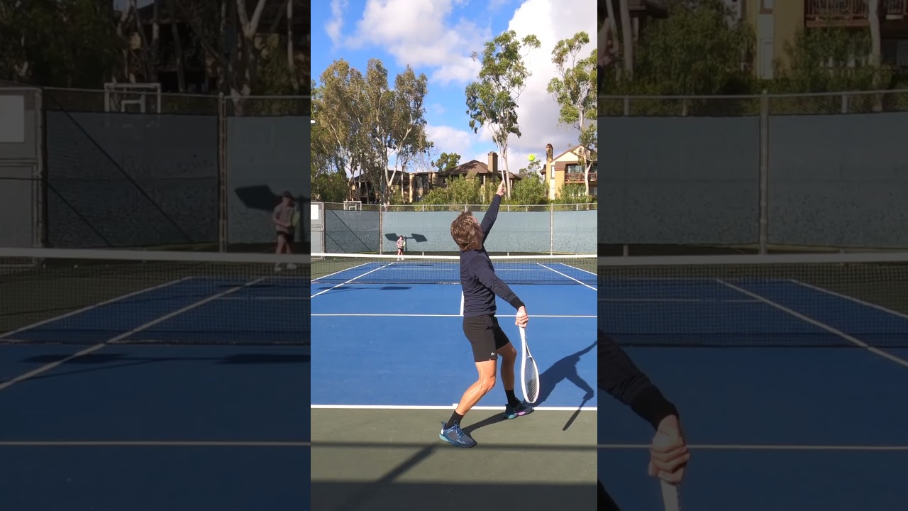 D1 Recruit can't return ATP Serves! #tennis #shorts