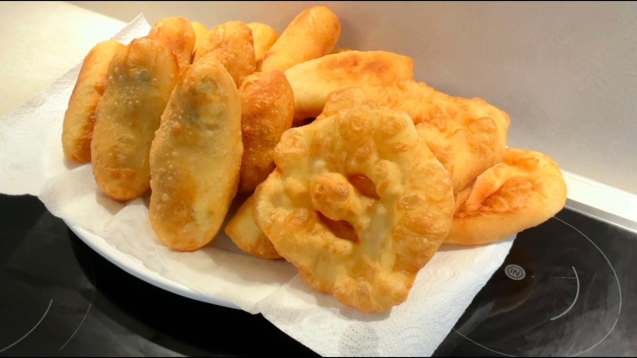 ПИРОЖКИ и ЛЕПЁШКИ на кефире/ТЕСТО за 10 мин/вкусно и быстро/PIROSCHKI schnell und lecker