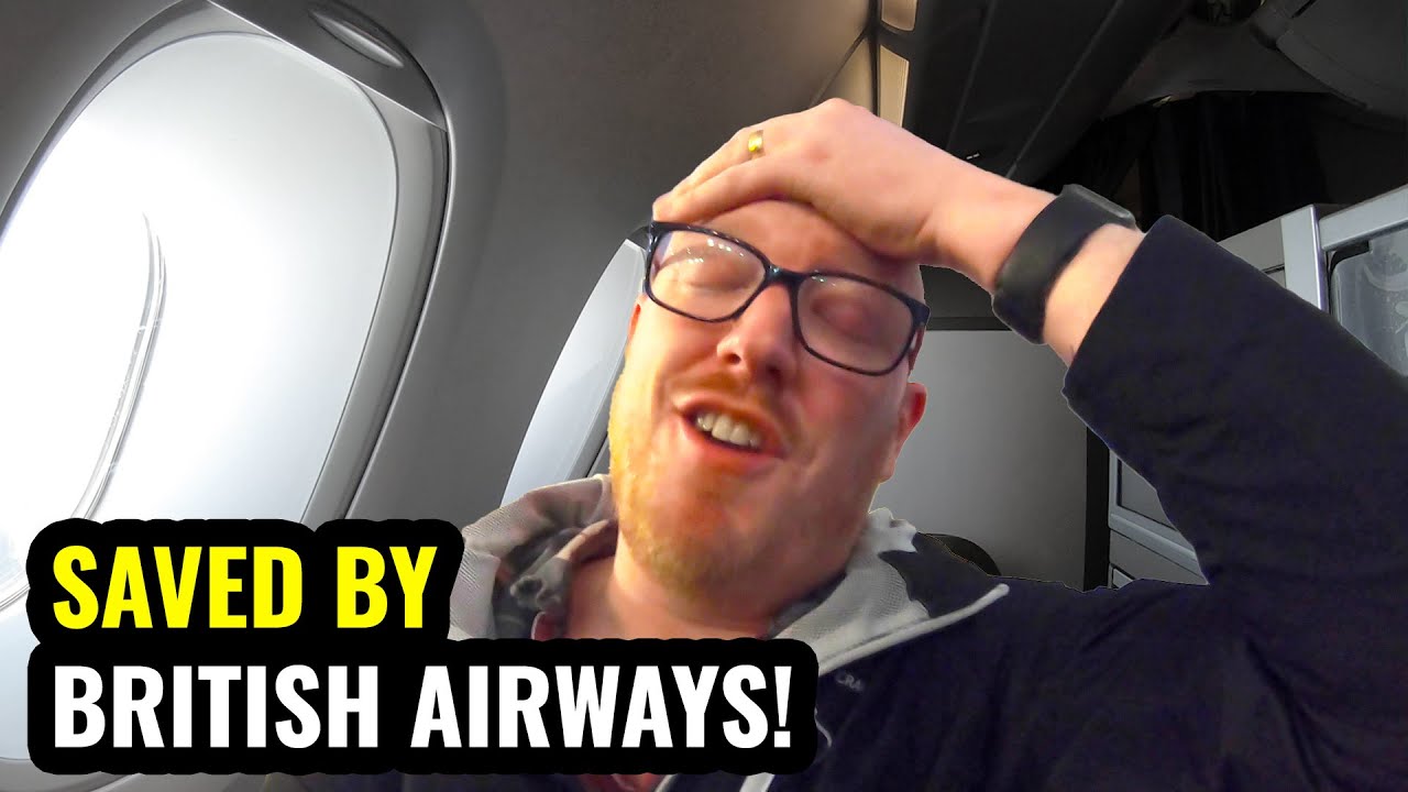 BRITISH AIRWAYS SAVED THE DAY! British Airways A380 Business Class