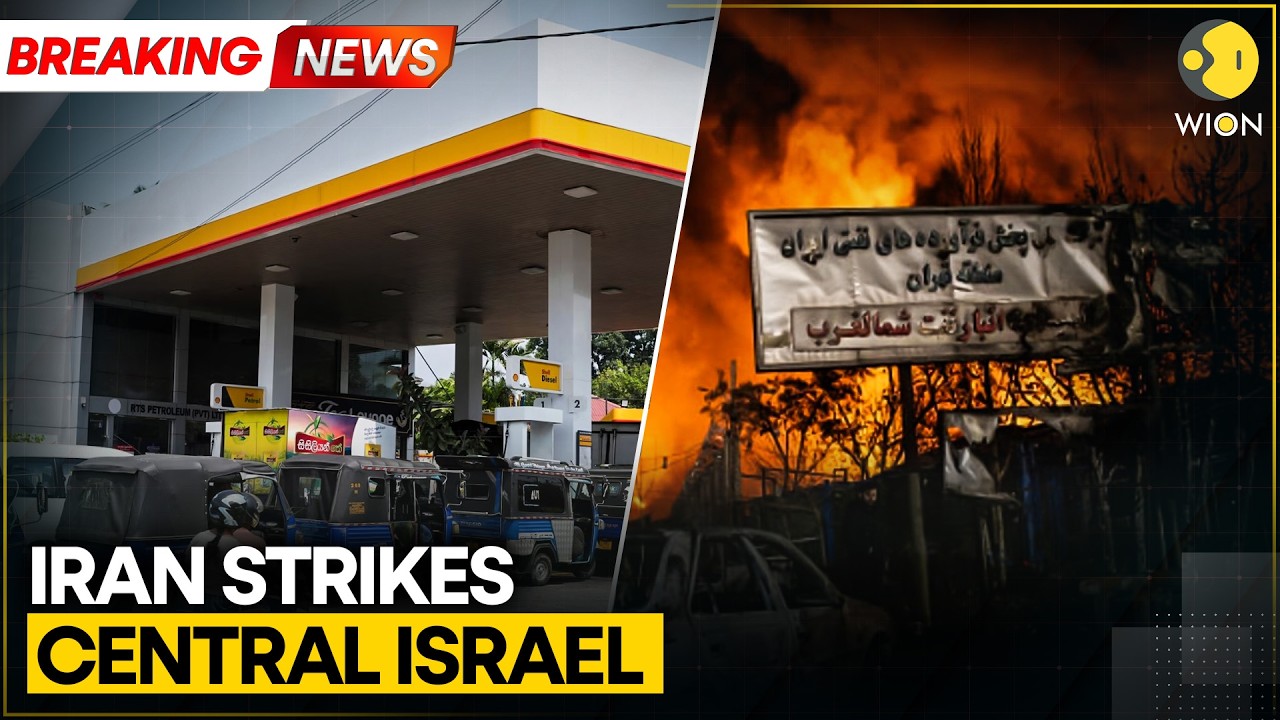 Iran Carries Out Fresh Missile Strikes on Central Israel; 1 Dead And Several Injured | WION Breaking