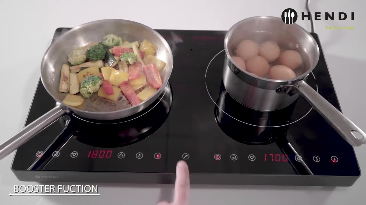 Présentation de la plaque induction double Kitchen Line Hendi