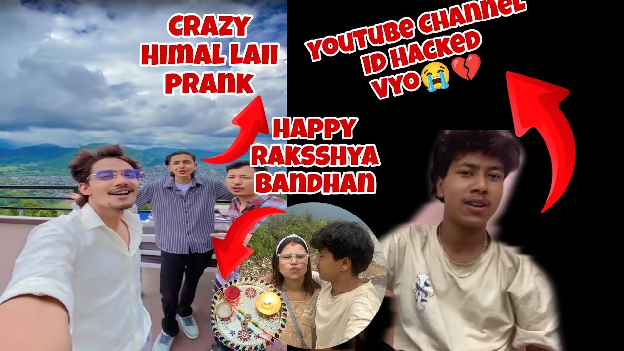 Crazy Himal hai Prank🤣yetro din Vlog kina ayena ta🤔 YouTube Id hacked @binayavlog00 @CrazyHimal8448 