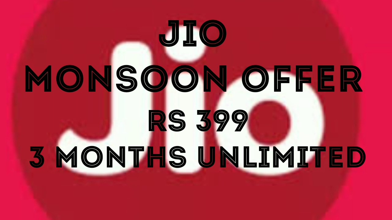 Jio monsoon offer