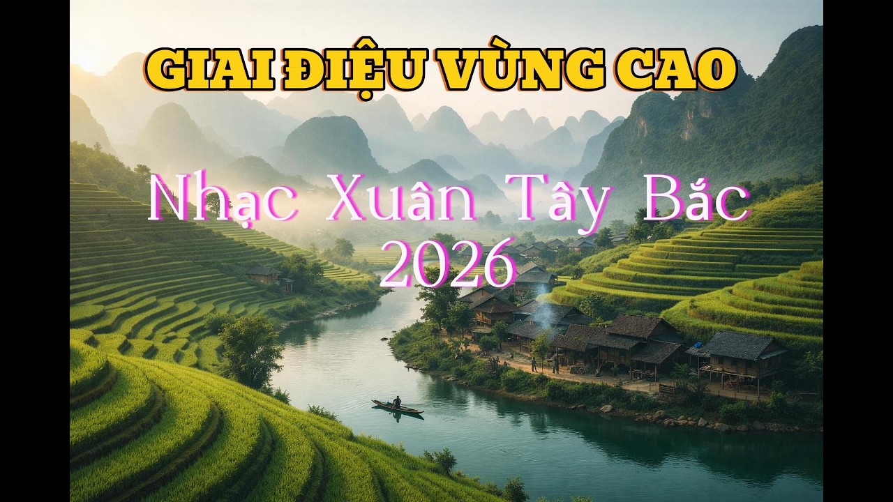 Tết Về Bản Nhỏ 🌸 | Nhạc Xuân Tây Bắc 2026 | Nhạc Chill Không Lời Thư Giãn, Học Tập & Làm Việc
