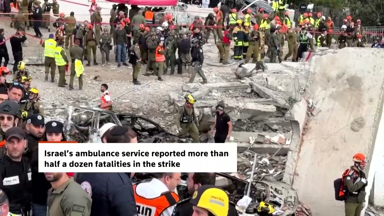 Iranian missile kills eight in Israel