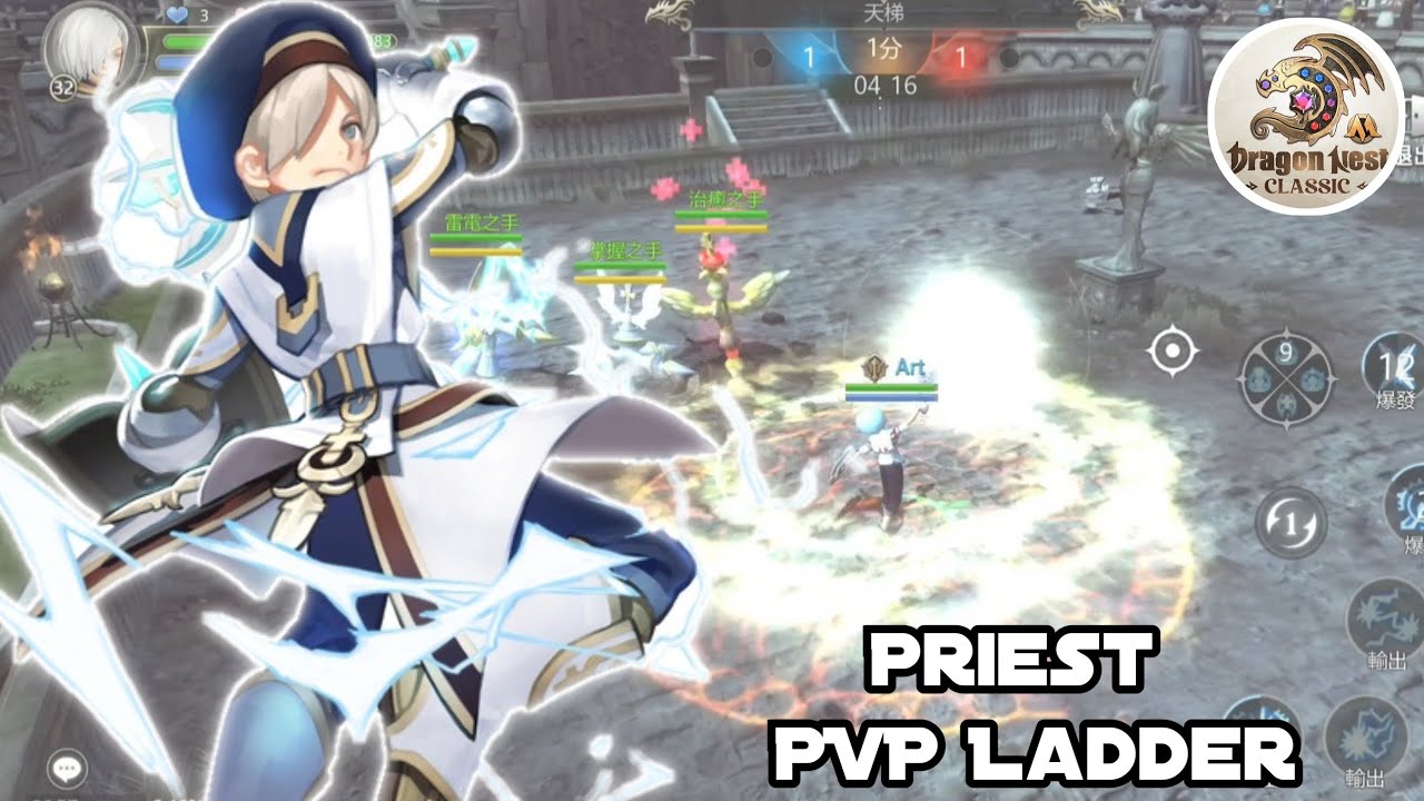 Priest PVP Gameplay Dragon Nest M Classic