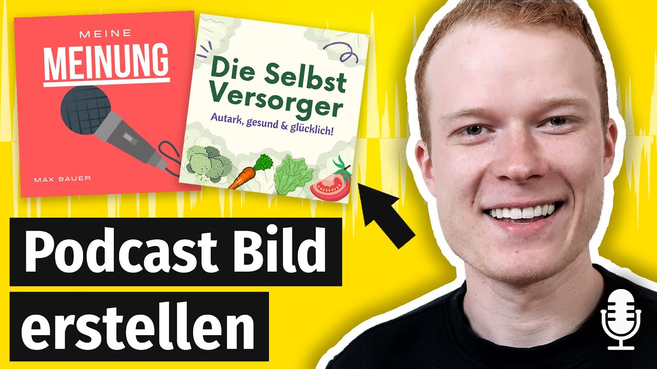 Podcast Cover-Bild mit Canva erstellen! Einfach & kostenlos!