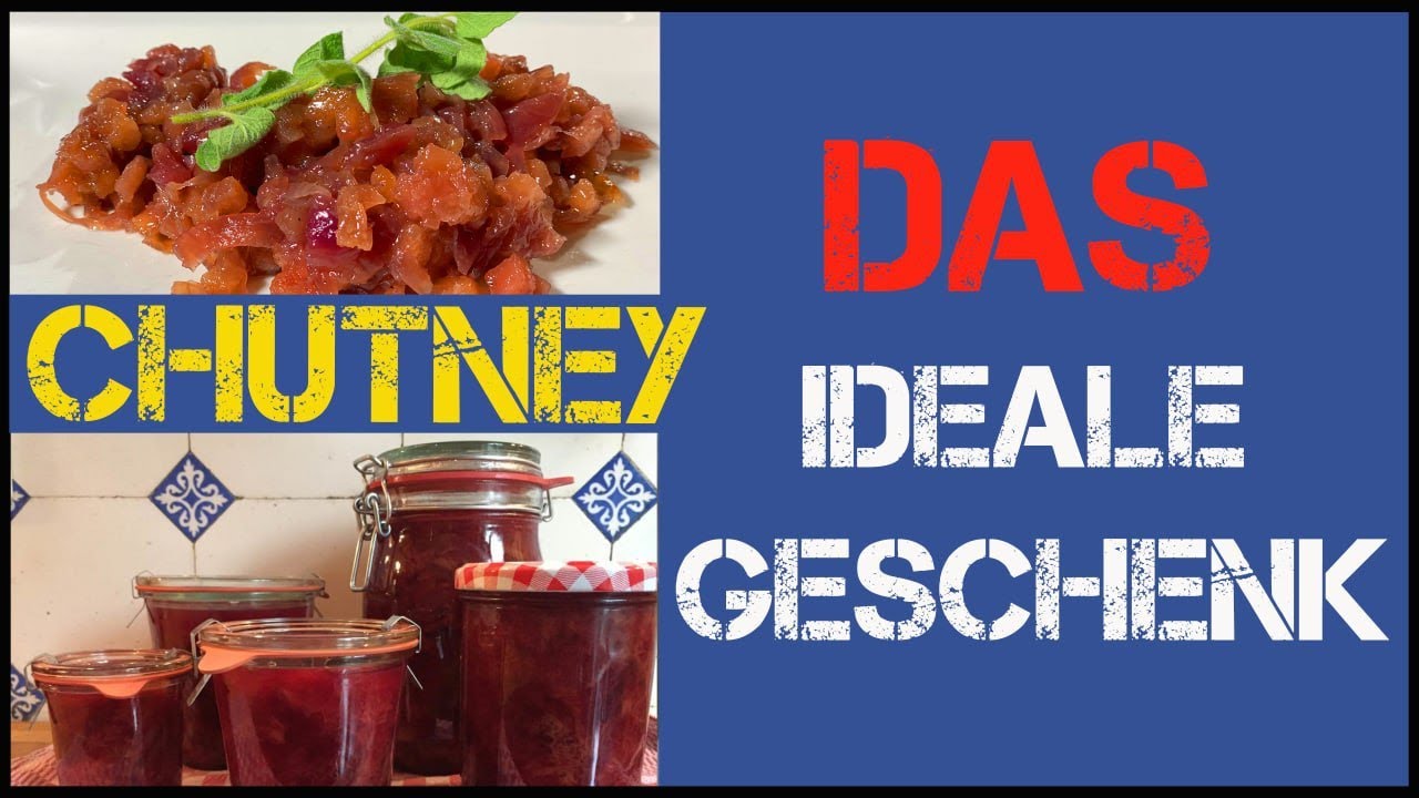 Apfel-Zwiebel-Chutney süß-sauer I #IssDichGesund -- Die Kochshow