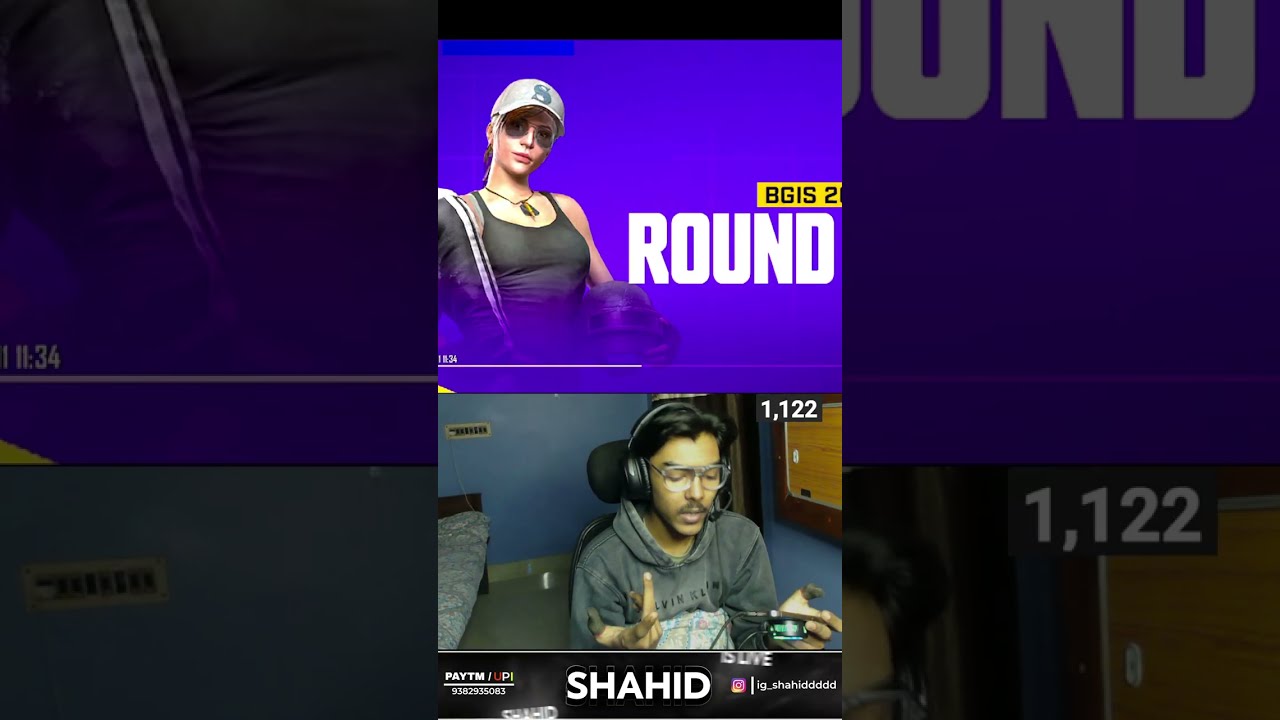 CONQUROR DONE RANK PUSH DAY 24 W SHAHID | GENIE MODE IS BACK | #bgmi #shorts #shortsfeed