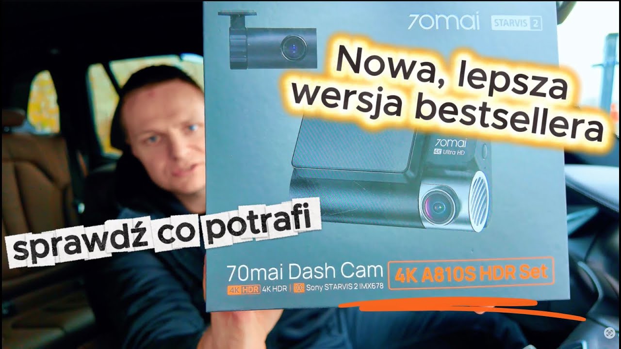70mai A810S - Następca bestsellera nadchodzi.Sprawdź co potrafi nasza nowa kamera!
