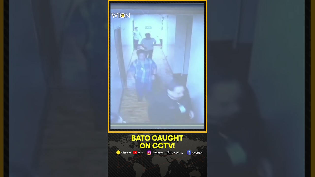 Philippines: Senate Releases CCTV Footage Of Bato Dela Rosa Evading NBI Officers | Shorts