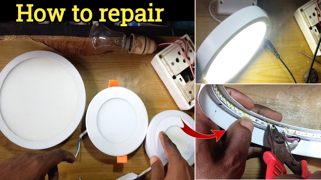 How to Repair LED Ceiling Light at Home || How to Repair Led Light @creativetechproject