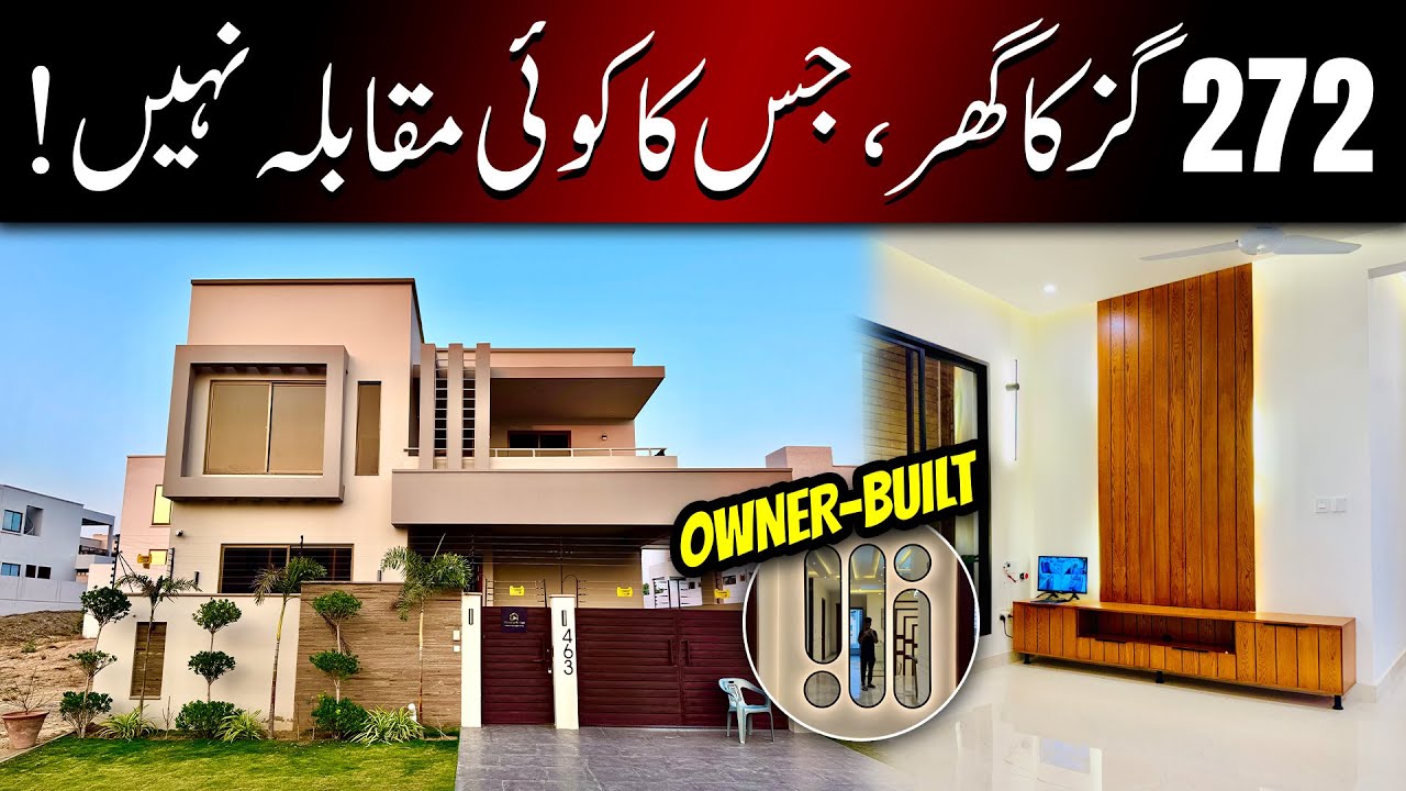 272 Square Yards Villa in Bahria Town Karachi | House For Sale | Precinct 8 | House Tour