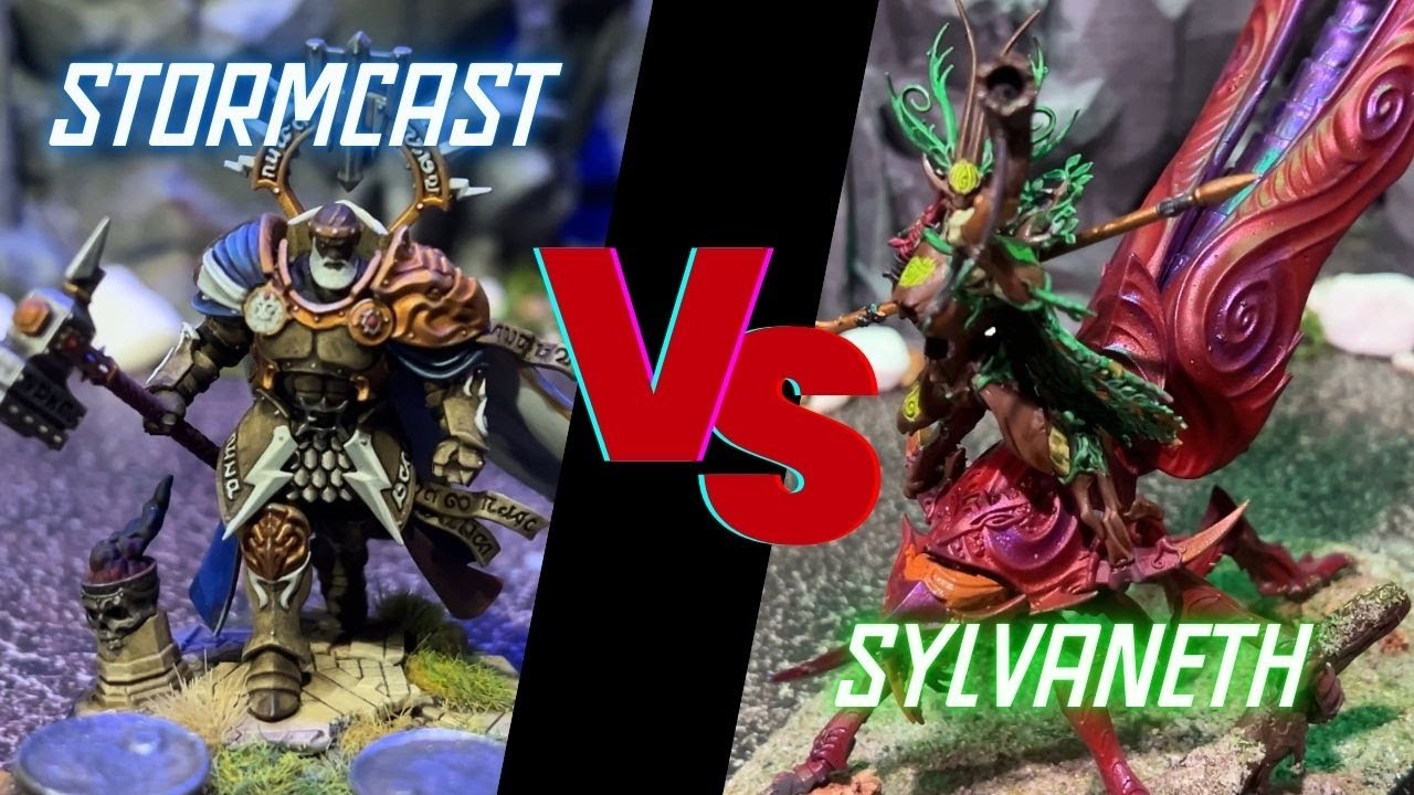 Sylvaneth vs Stormcast Eternals-Age of Sigmar 4th edition! 2000 point battle report.
