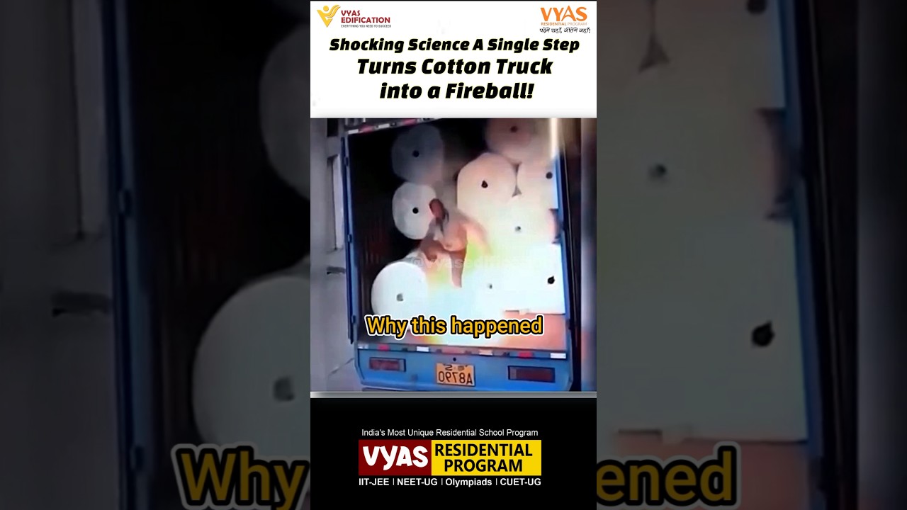 #shocking #science #single #step #turns #cotton #truck #into #fire #static #charge #physics #shorts