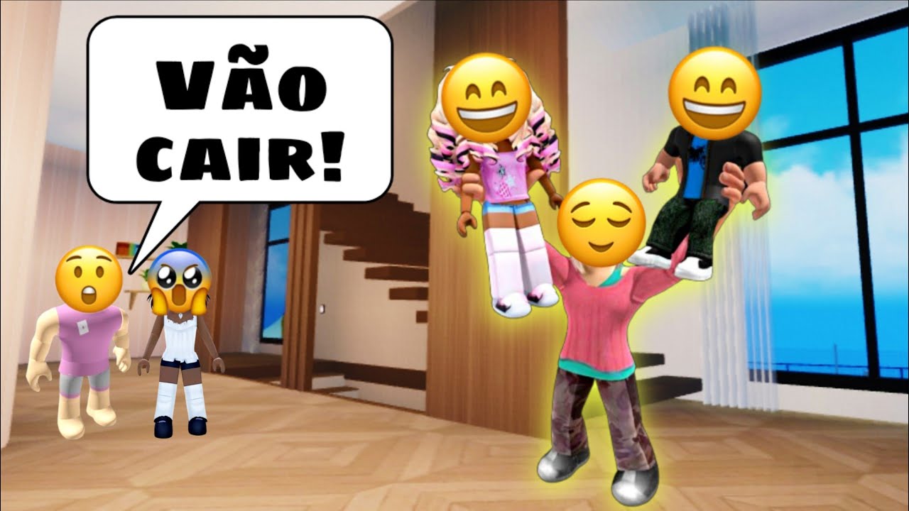 HISTÓRIA ROBLOX - A Vovó Forte Que Levantava Os Netos Nos Braços! 