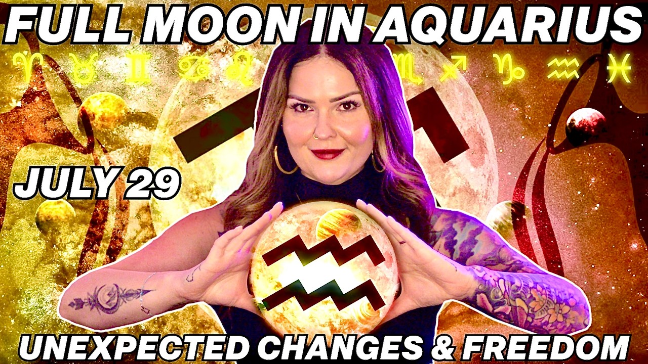 Full Moon in Aquarius 2026 ♒️ Major Breakthroughs & Surprises for ALL 12 Signs