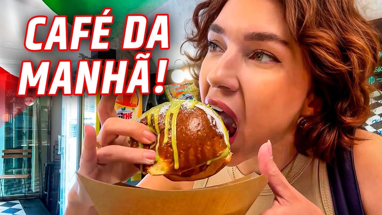 CAFÉ DA MANHA NA ITÁLIA ! 🇮🇹