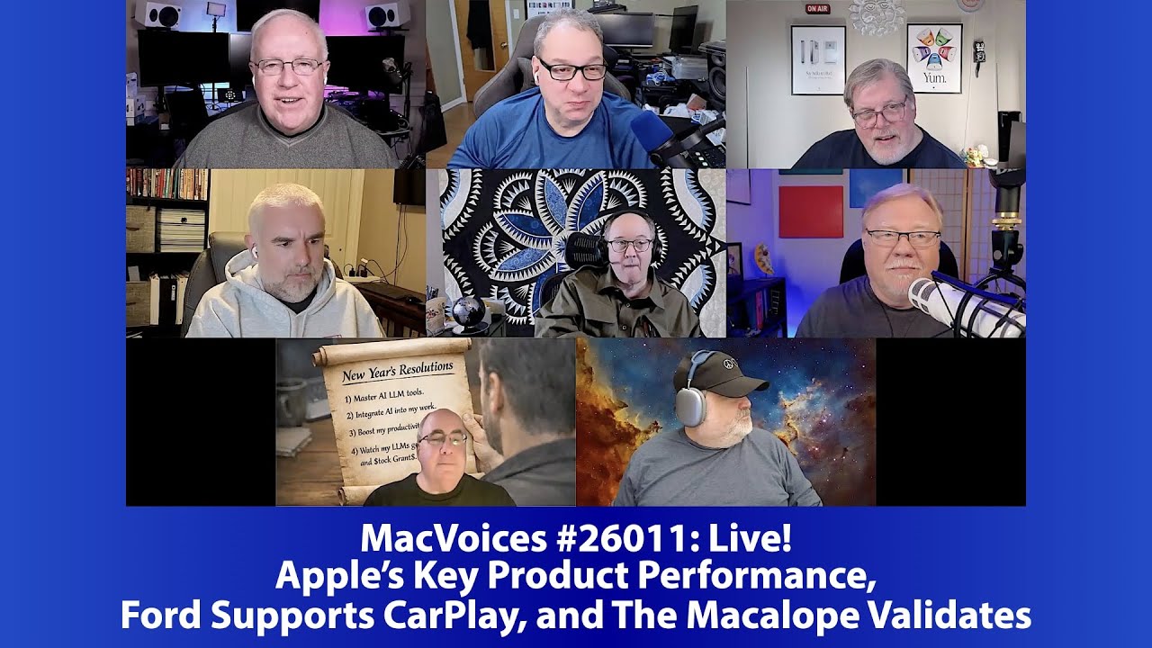 MacVoices #26011: Live! -Apple’s Key Product Performance, Ford Supports CarPlay, Macalope Validation