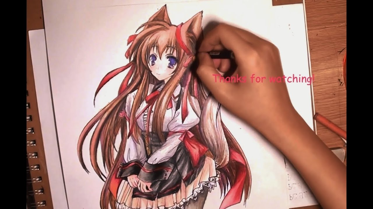 Drawing Mashiro Mito from Tayutama: Kiss on My Deity タユタマ