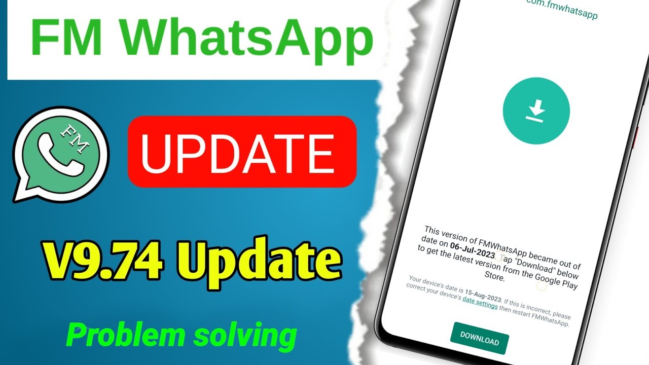 FM WhatsApp Update Kaise Kare 2023 | New Update V9.74 | FM WhatsApp Update 2023 | FM WhatsApp
