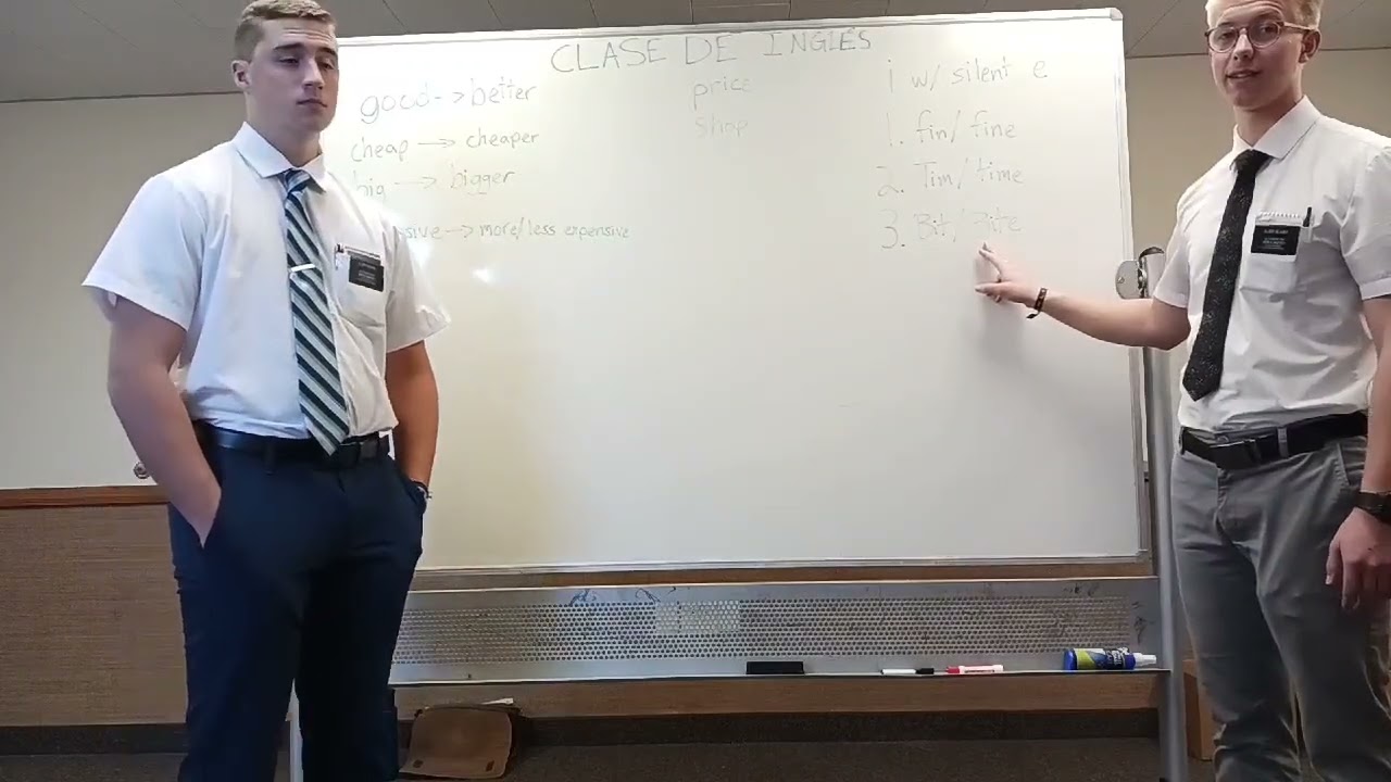 ELDERES Aprende Clase de Inglés con Gringos ESTADOS hablan Español Iglesia de Jesucristo Mormones
