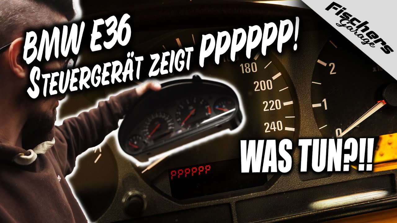 BMW E36 control unit displays PPP on the screen 😱 WHAT TO DO?!!..