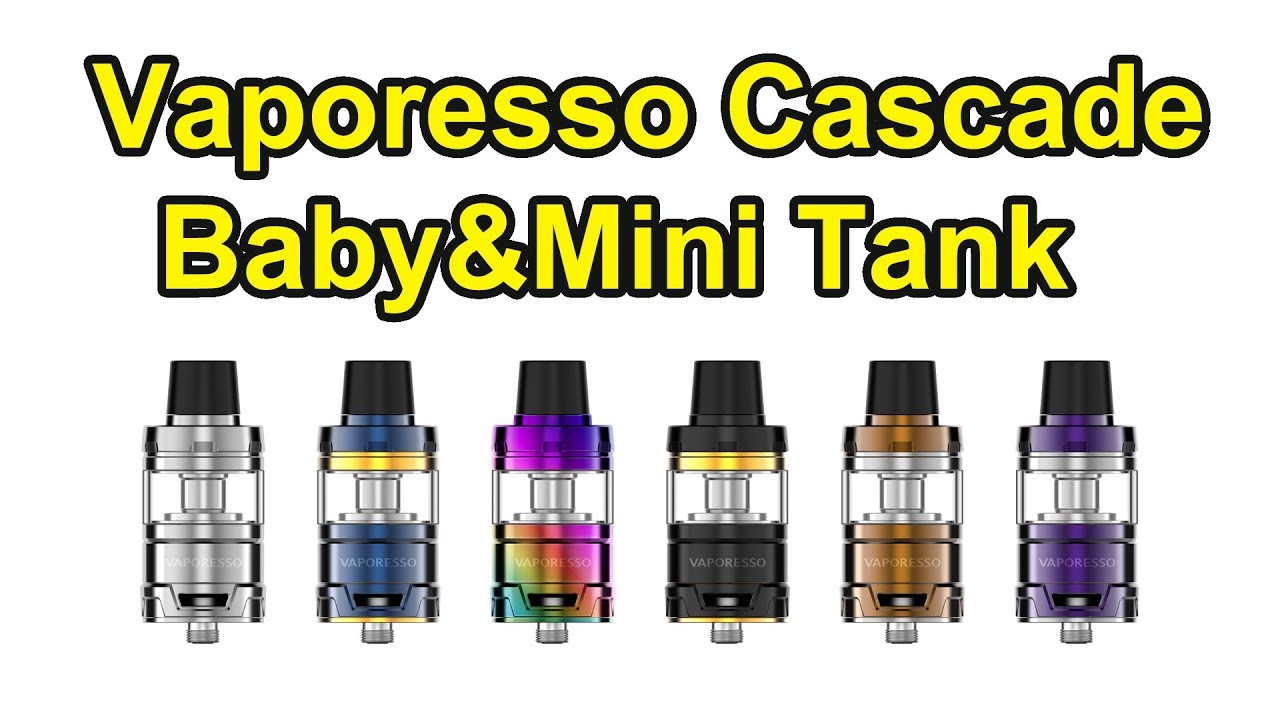 Cascade Baby&Mini&SE Tank by Vaporesso | GT Mesh Coil | Safety Lock Mechanism | best subohm Tank