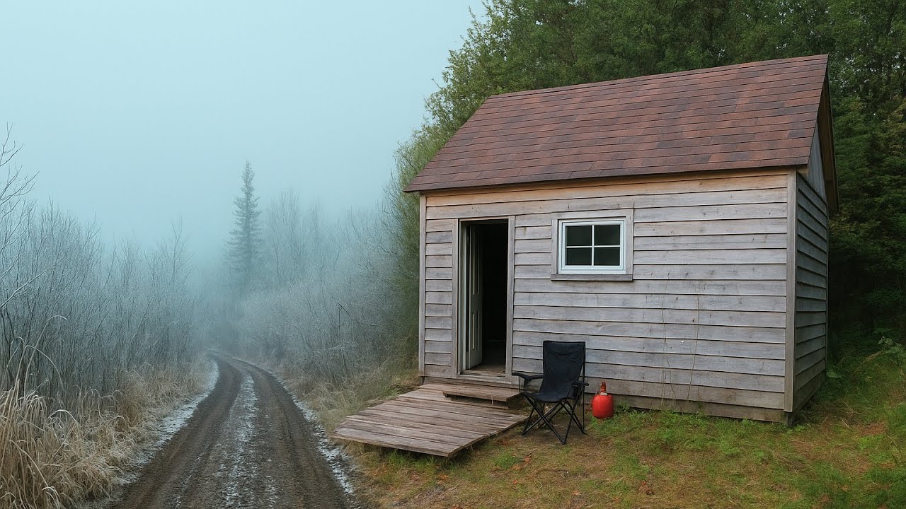 Spent the Whole Day Clearing the Road to Off-Grid Cabin… and Cooking Over the Fire!