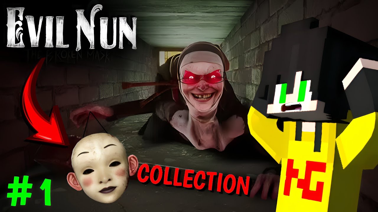 EVIL NUN MASK COLLECTION : WHICH ONE IS THE SCARIEST ? 🥶🥵 #1