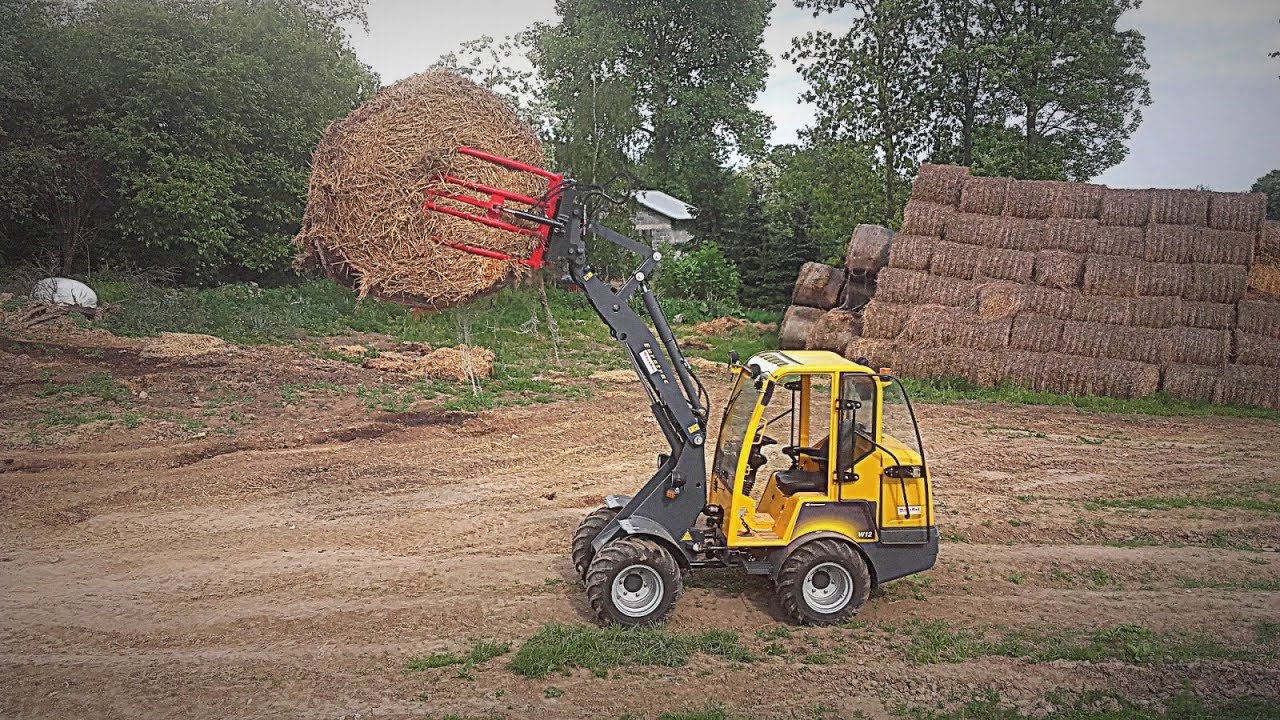 Przewóz Słomy (120x150) na Płytę ! Vlog#115 Test Ładowarki Eurotrac W12 ! :D