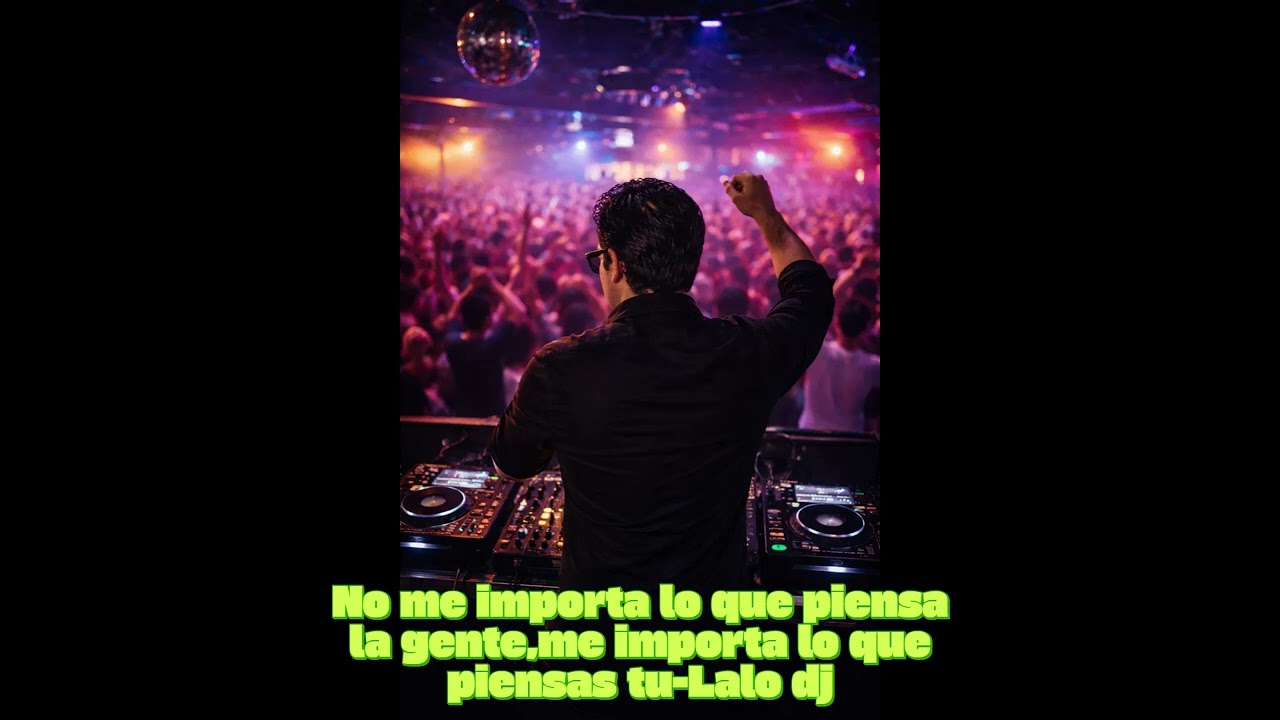 Lalo dj Mi Radio Latina 68 No me importa lo que piensa la gente,me importa lo que piensas tu_