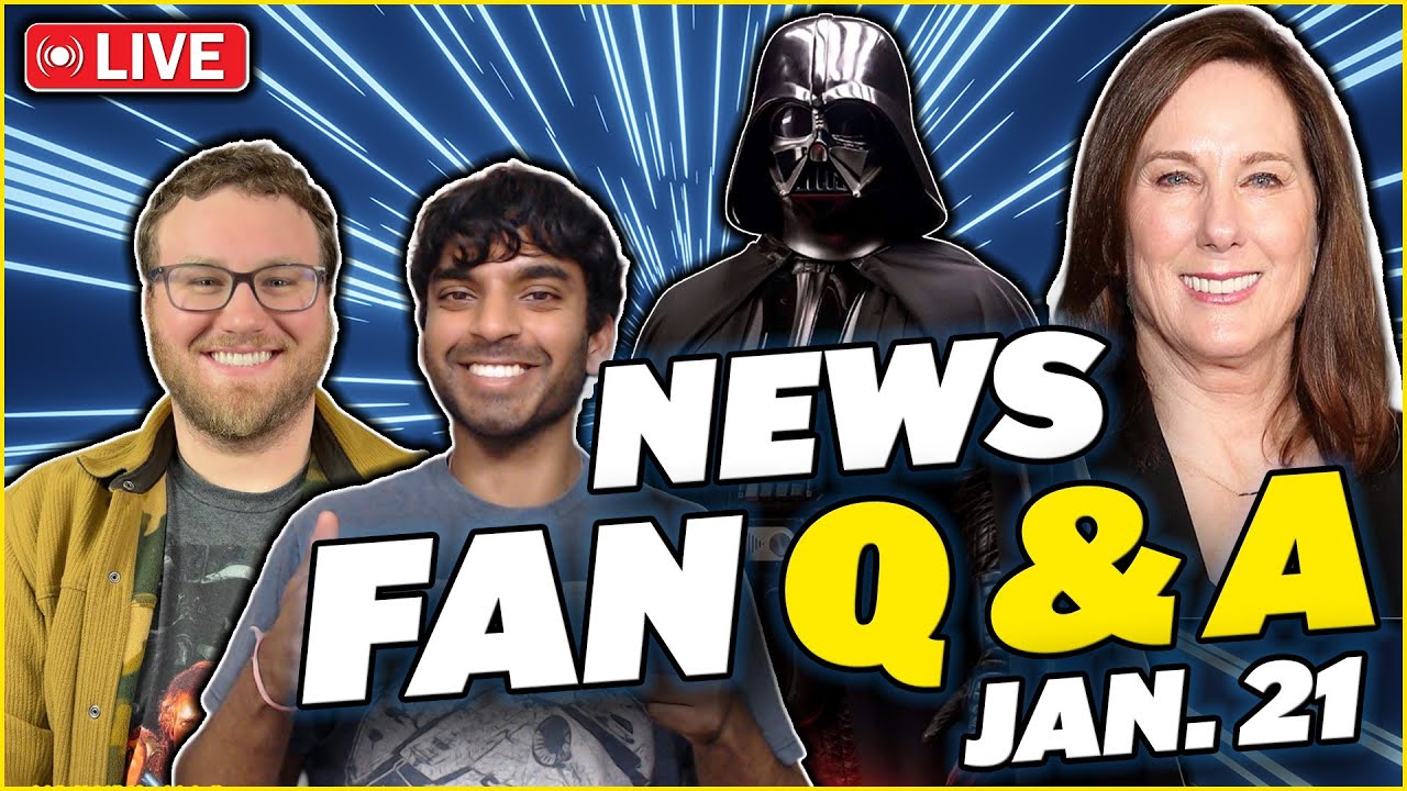 Kathleen Kennedy Official Steps Down, Drops HUGE News; Galaxy's Edge Changes - Live Star Wars Q&A