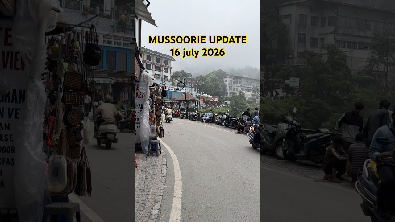 Mussoorie Update | July 16, 2026 | Weather & traffic status | #mussoorieweather #mussoorie #shorts