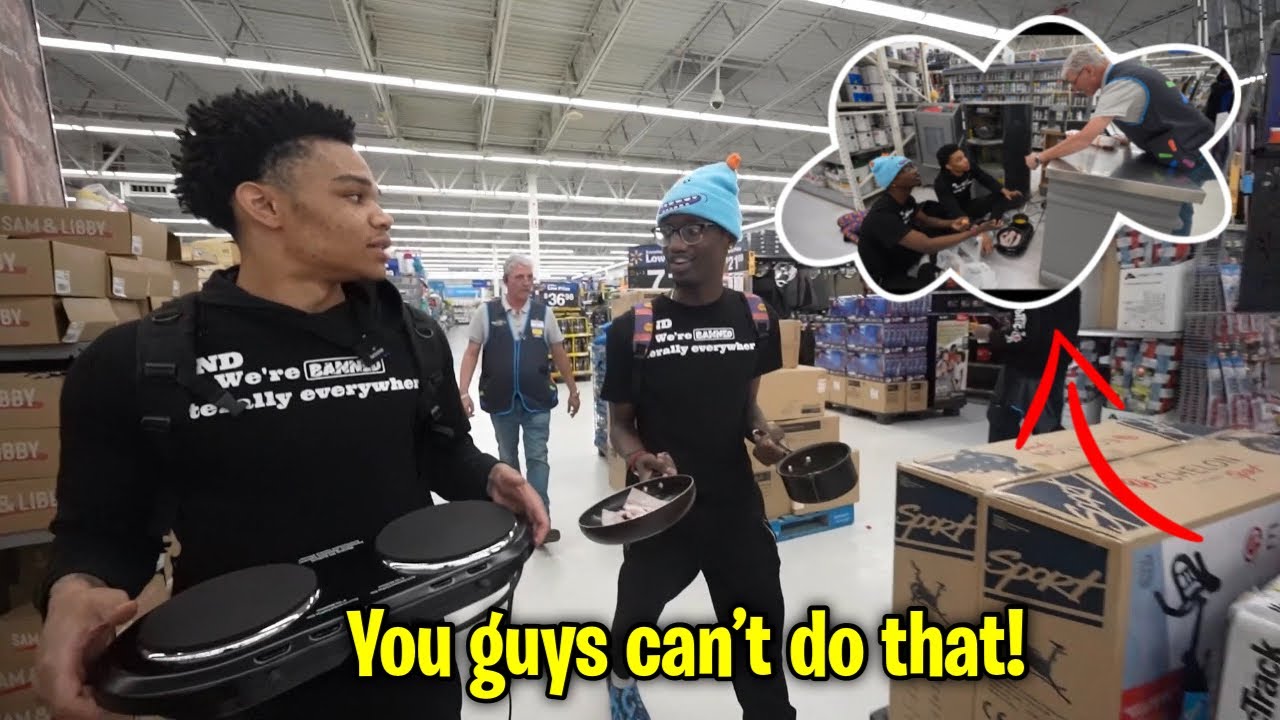 Obviously Cooking Breakfast In Walmart!