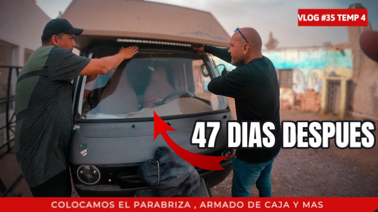 Asi VIVIAN SIN LUZ 4 AÑOS ! en Fiambala  VLOG#35 TEM 4 - Colocamos el parabrisa TRICICLO VA ALASKA