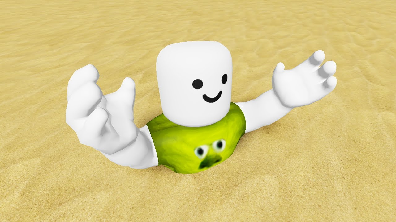 いろんな砂地獄に入るロブロックス (Roblox)