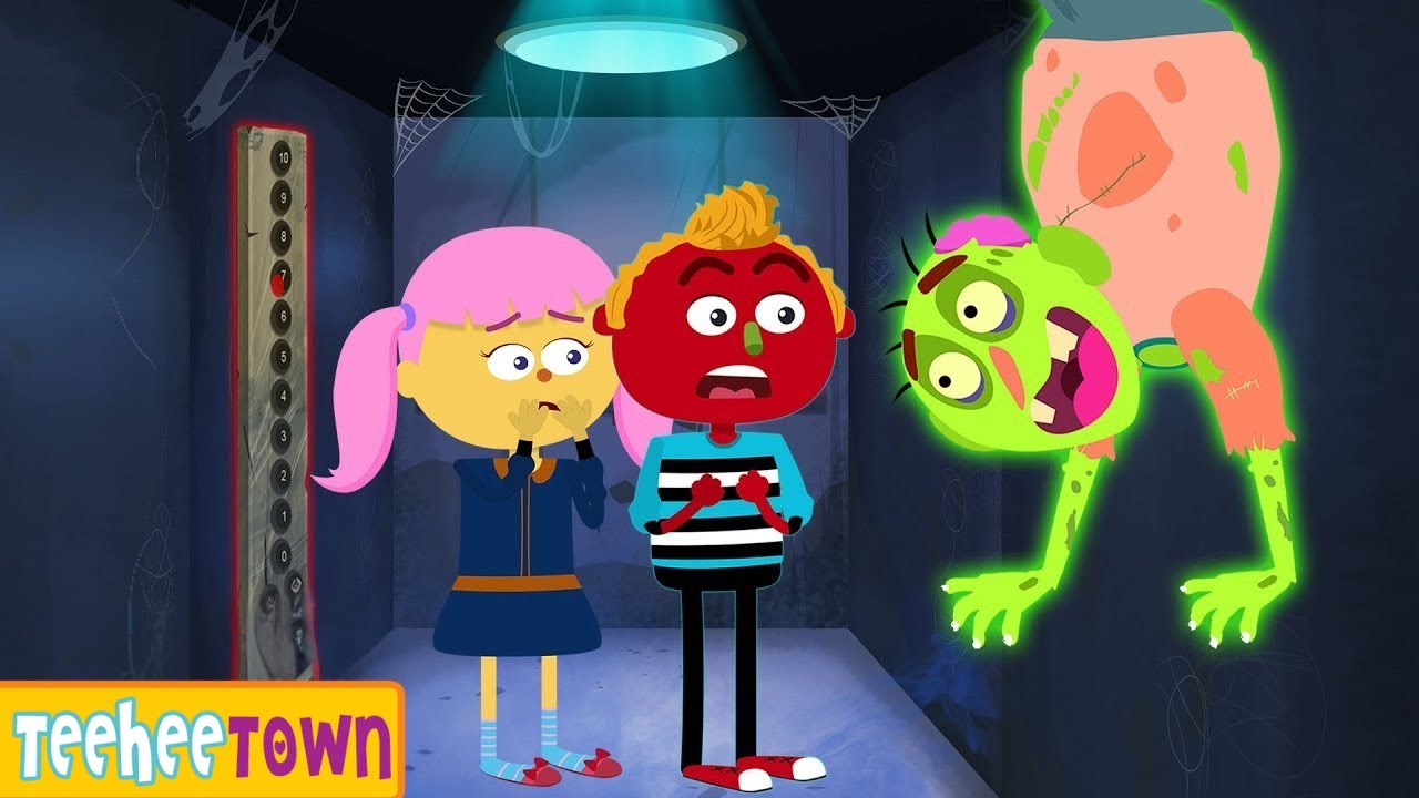 👀 What&rsquo;s Hiding in the Haunted Elevator? | Spooky Adventure 👻 For Kids By Teehee Town