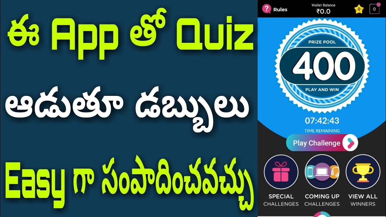 play quiz earn Unlimited money with mobile || best earning apps //👌 Genuine payment app