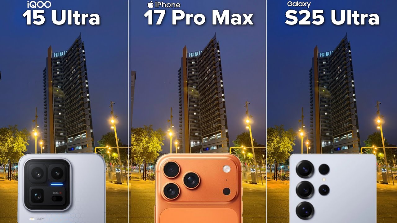 Сравнение камер iQOO 15 Ultra, iPhone 17 Pro Max и Galaxy S25 Ultra: тест-драйв